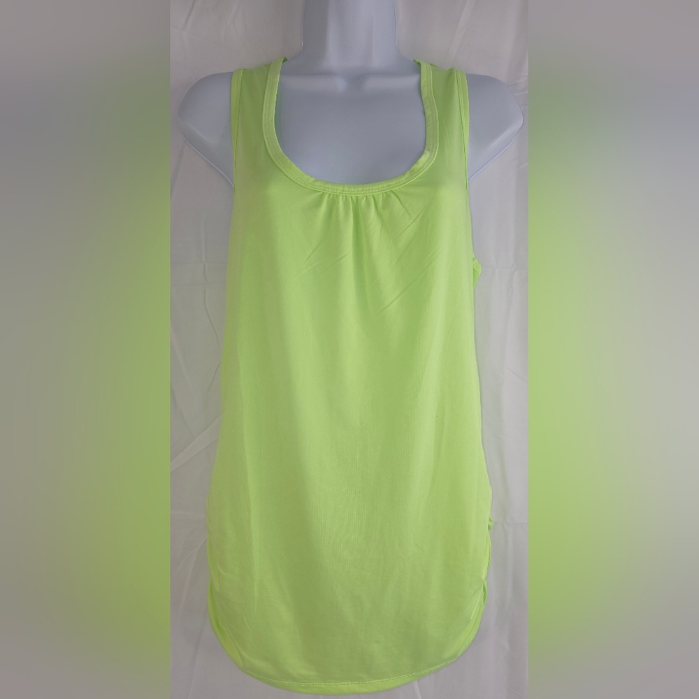 RBX Active Women's Neon Green Sleeveless Racerback Tank Top Size Medium C-2665